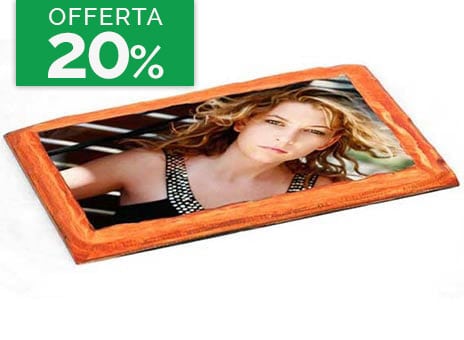 Foto su Legno Arancio