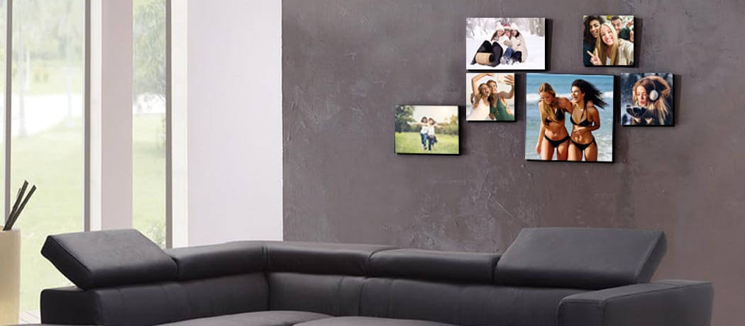 Crea legno moderno personalizzato con le tue foto