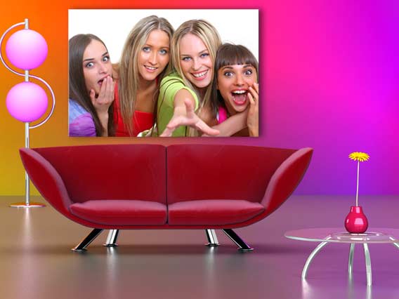 tela canvas personalizzata con foto realizzata in Italia