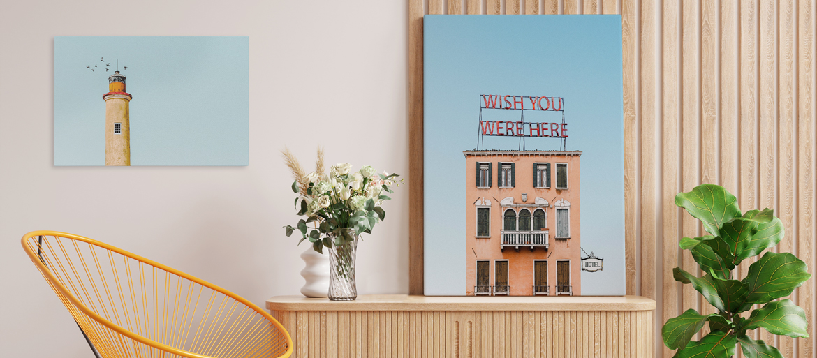 stampa tela canvas con telaio