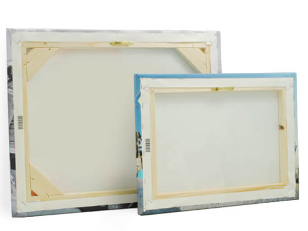Tele canvas: prodotte artigianalmente e rifinite con cura