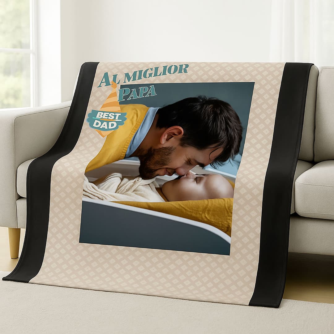 Coperta matrimoniale come idea regalo per la festa del papà