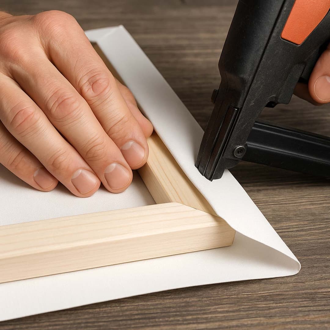 lavorazione artigianale tela collage