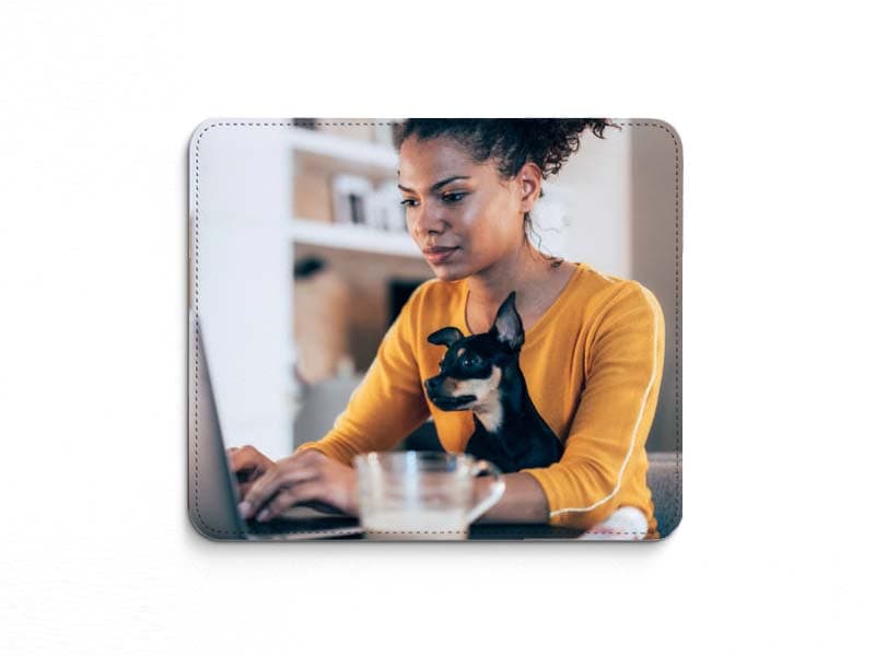 Mousepad in pelle