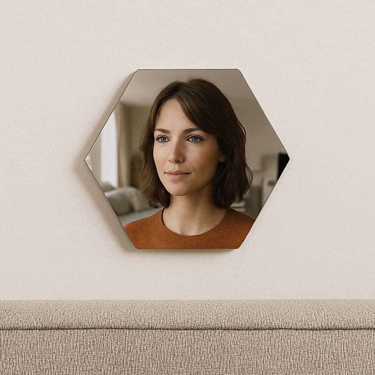 Pannello esagonale in kapafix con la tua foto
