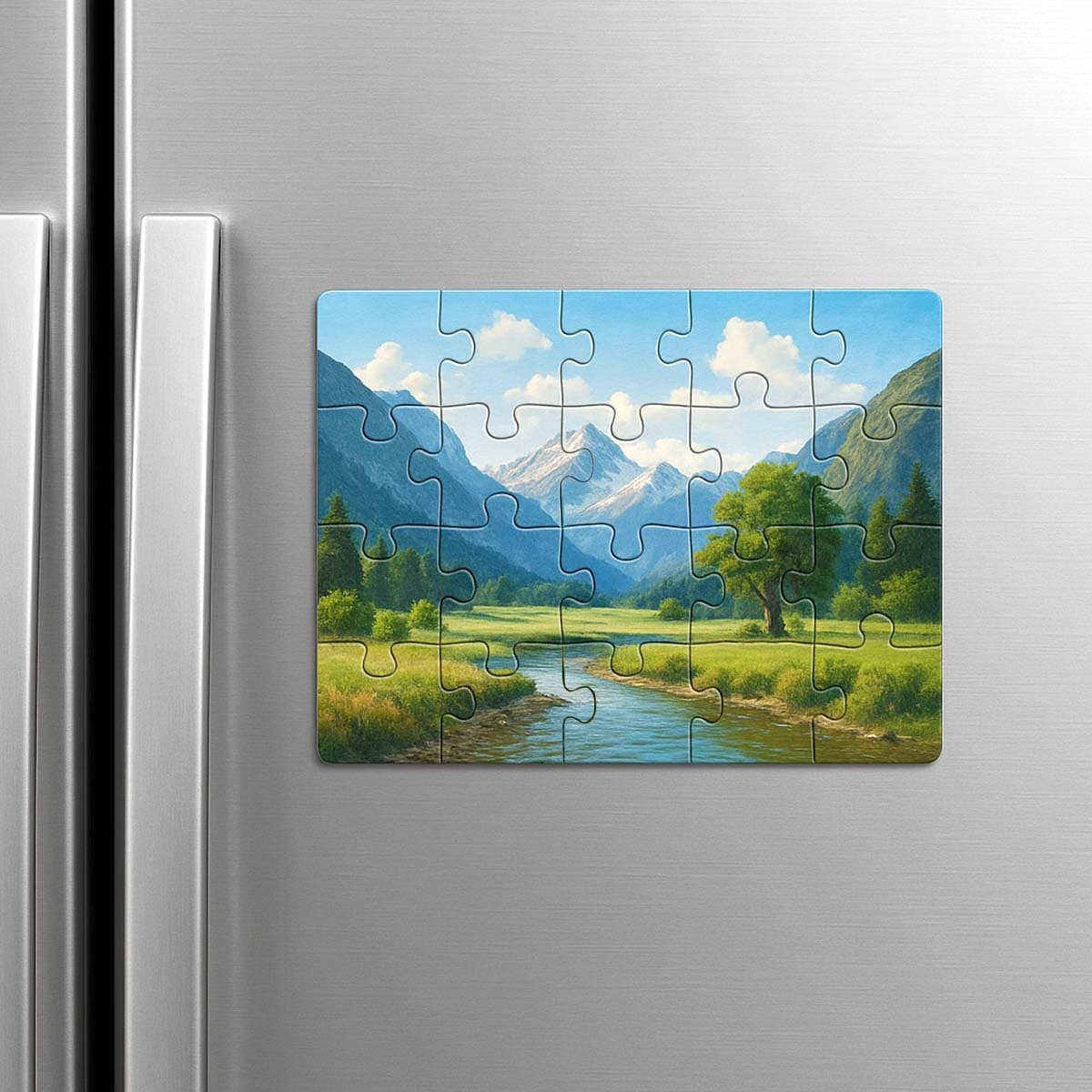 Puzzle magnetico 13x10 personalizzato con foto paesaggio