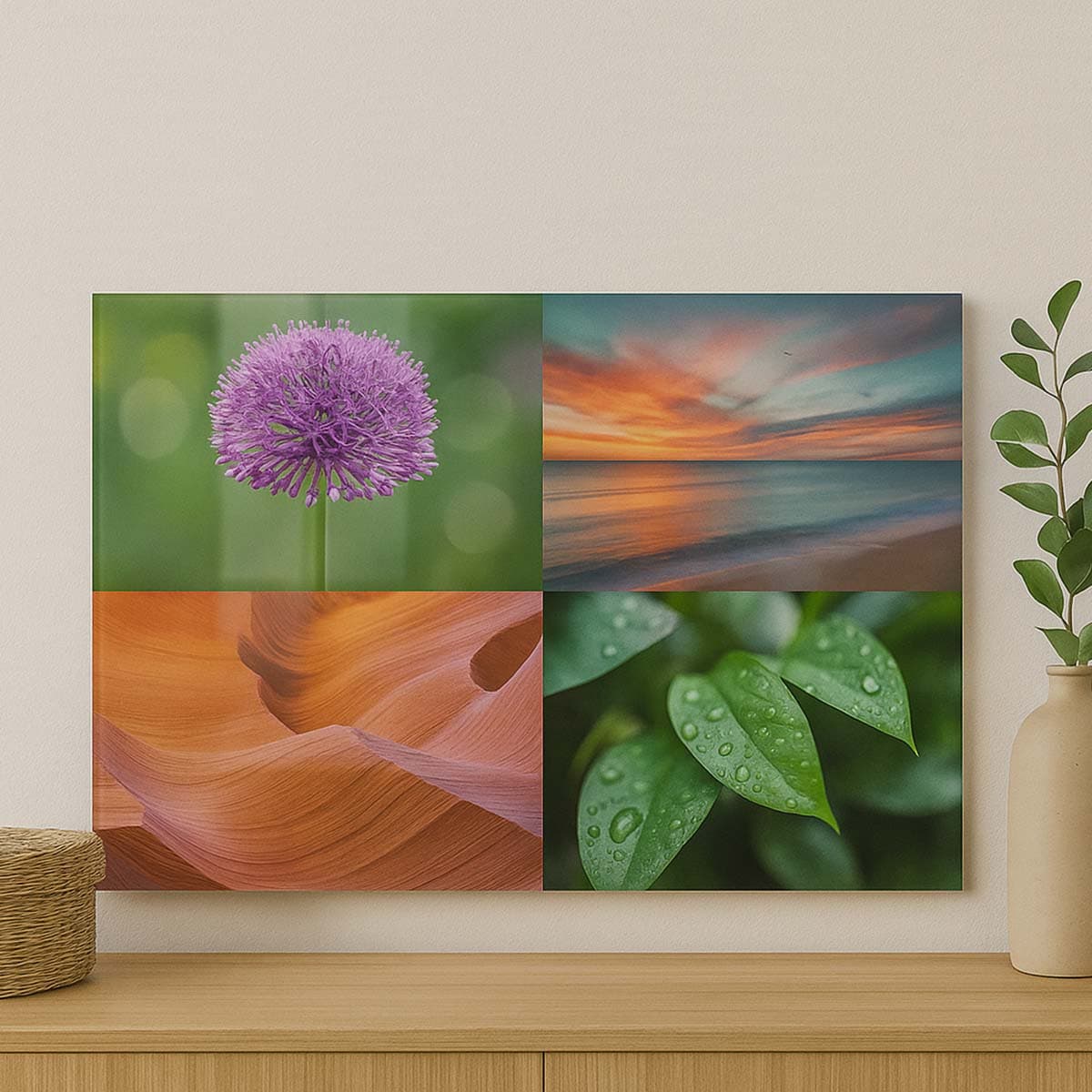 Stampa plexiglass collage per arredare i tuoi spazi